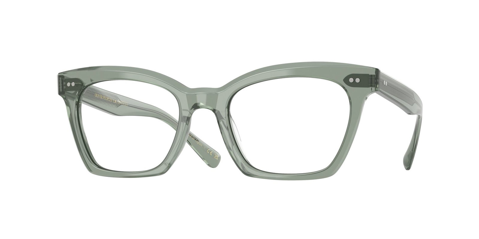Das Bild zeigt die Oliver Peoples Fassung OV5566U 1782 in Dusty Aqua.